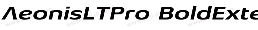 AeonisLTPro BoldExte字体转换